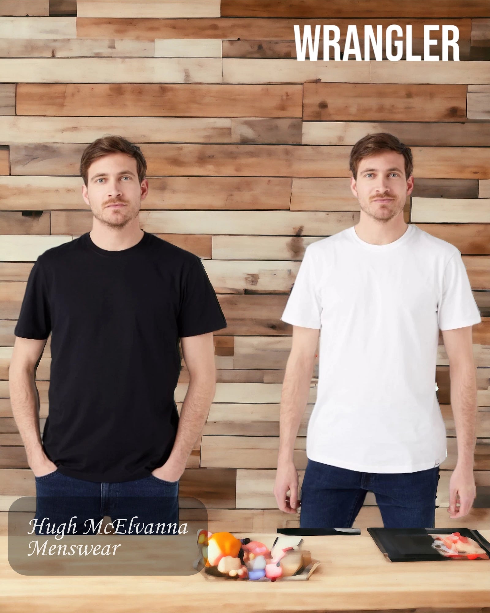 Men's eco - friendly recycled t - shirts for sustainable fashion choicesWrangler 2 Pack Tee Style: W7G9DH100 Men's eco - friendly recycled t - shirts for sustainable fashion choicesWrangler 2 Pack Tee Style: W7G9DH100