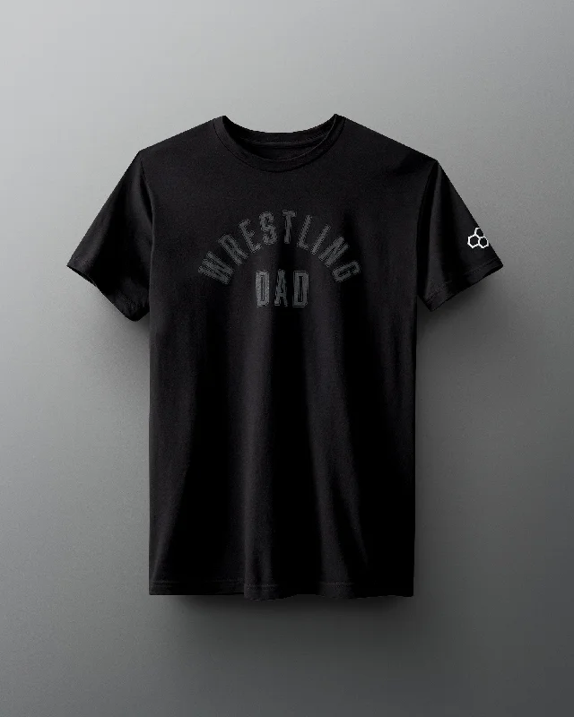 Men's tie - dye t - shirts with a bohemian styleWrestling Dad 2024 T-Shirt
