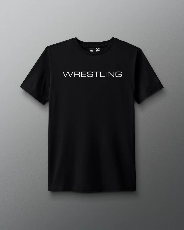 Men's smart - casual checkered t - shirts for semi - formal occasionsWrestling Wordmark Elite Super Soft T-Shirt Men's smart - casual checkered t - shirts for semi - formal occasionsWrestling Wordmark Elite Super Soft T-Shirt