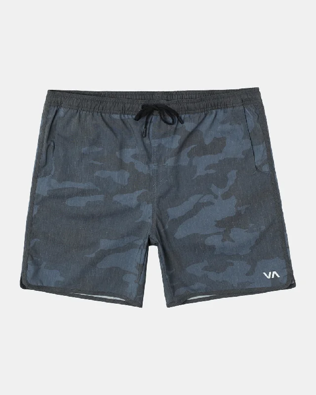 Men's floral print silk blend shorts for a unique night - out look Yogger Hybrid 17" Athletic Shorts - Navy Camo Men's floral print silk blend shorts for a unique night - out look Yogger Hybrid 17" Athletic Shorts - Navy Camo
