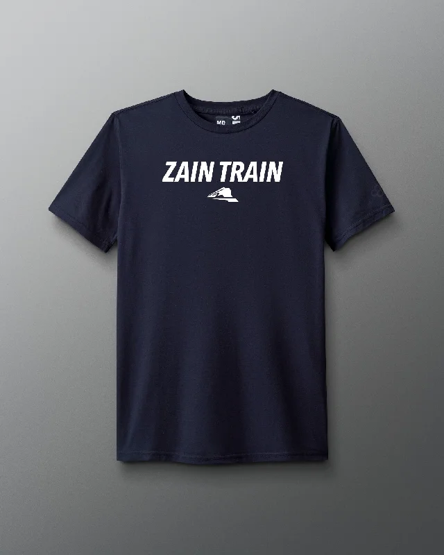 Men's slim - fit graphic t - shirts with vintage rock band printsZain Train Elite Super Soft T-Shirt Men's slim - fit graphic t - shirts with vintage rock band printsZain Train Elite Super Soft T-Shirt